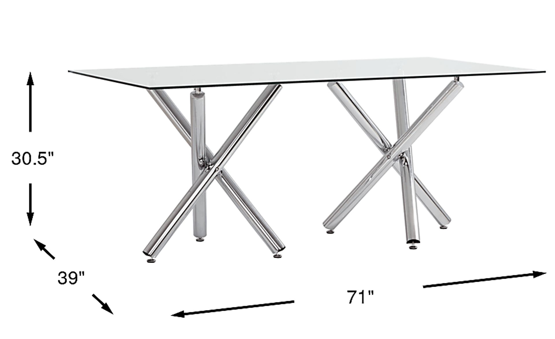 Dimension Image. Please refer to the Dimension Tab on this page for dimension details.