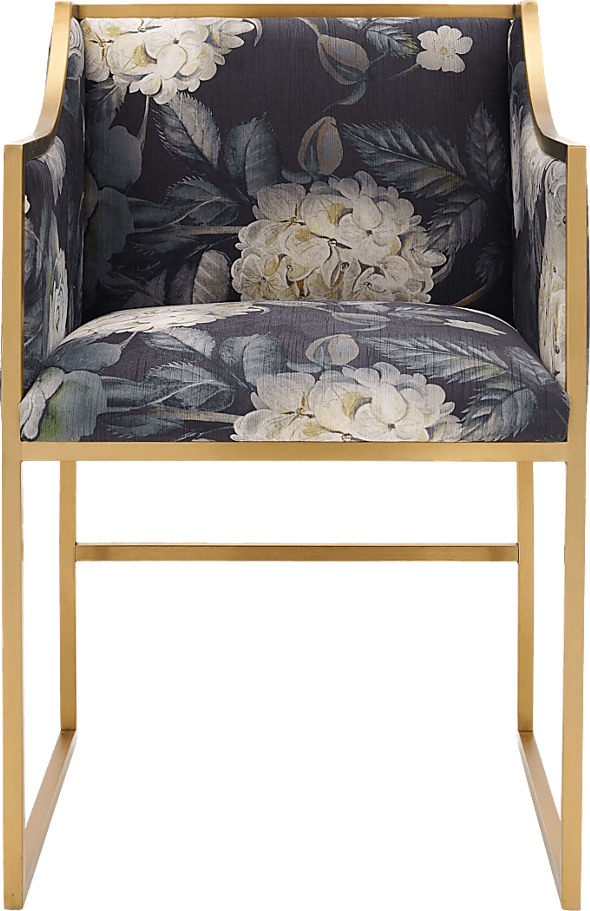 Batellan Dark Gray Arm Chair - Image 2