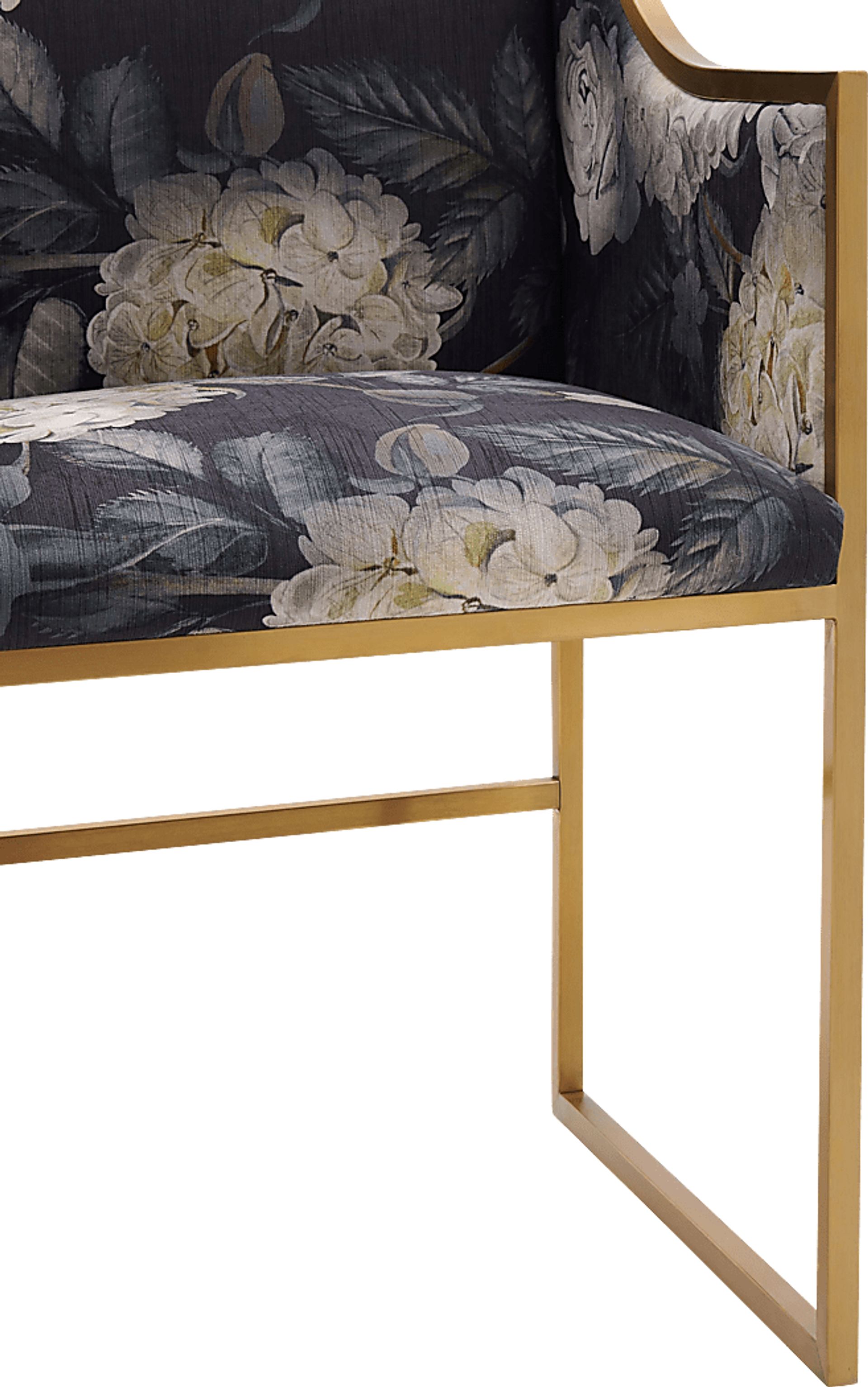 Batellan Dark Gray Arm Chair - Image 4