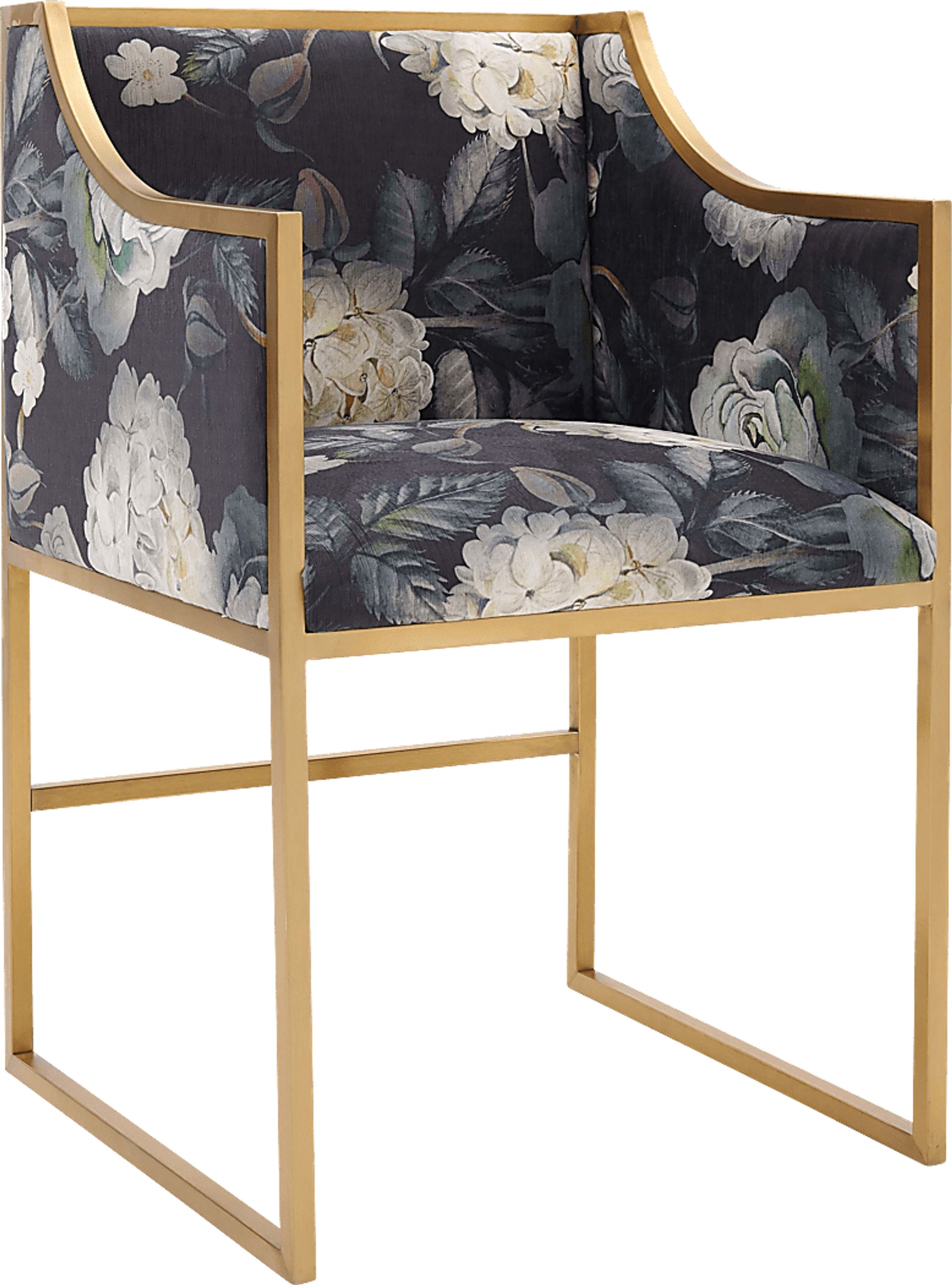 Batellan Dark Gray Arm Chair - Image 1