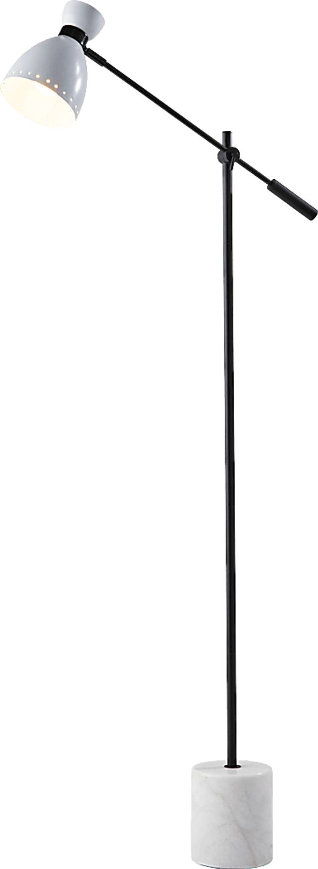 Bates Way White Floor Lamp - Thumbnail - Image 1