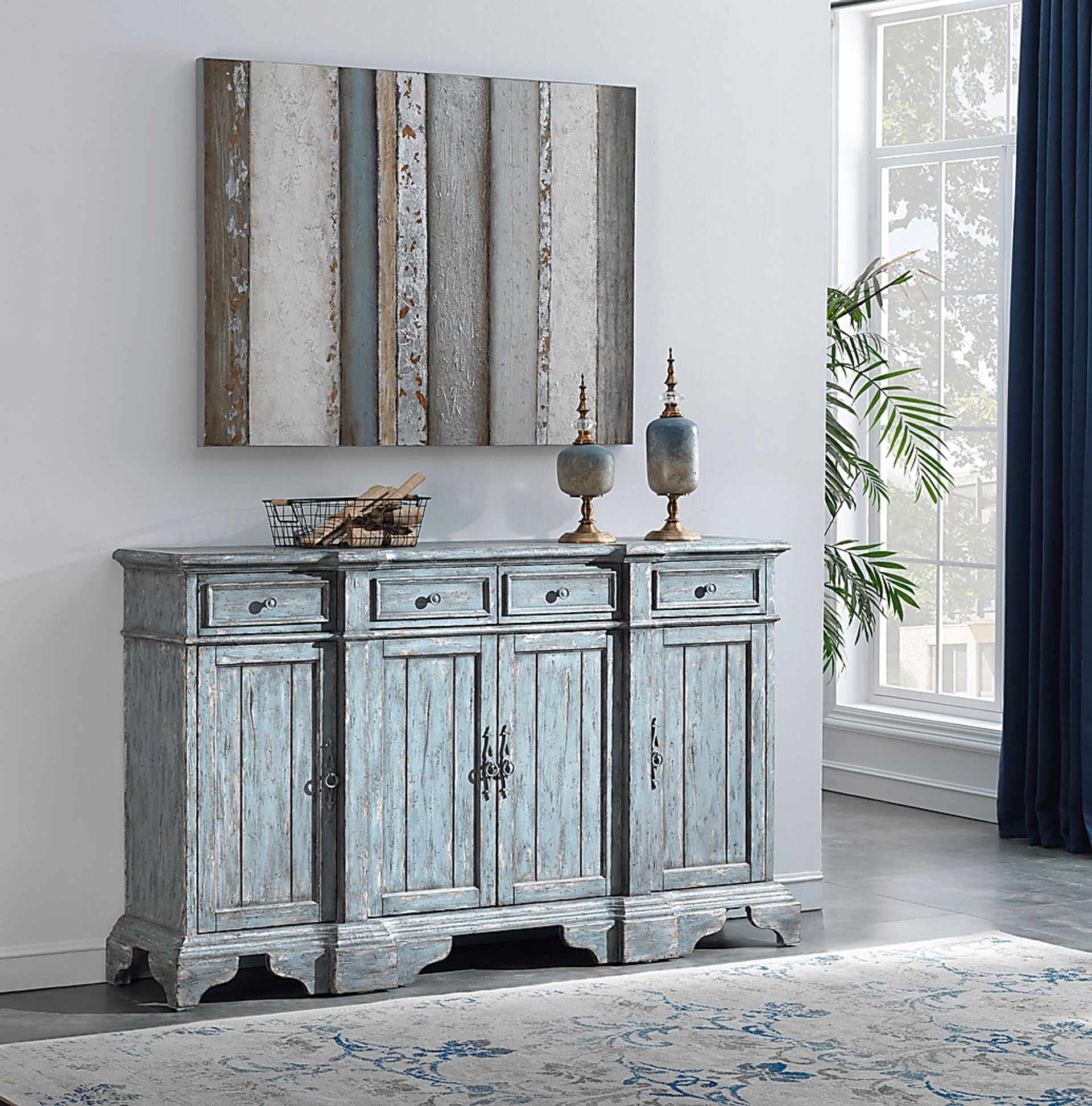 Bathgate Blue Credenza - Image 4