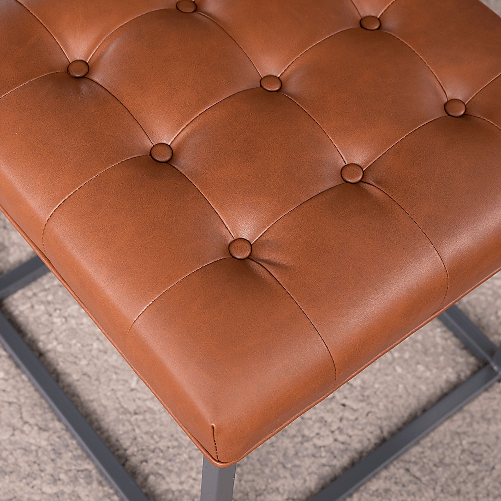 Bathwick Brown Ottoman - Image 2