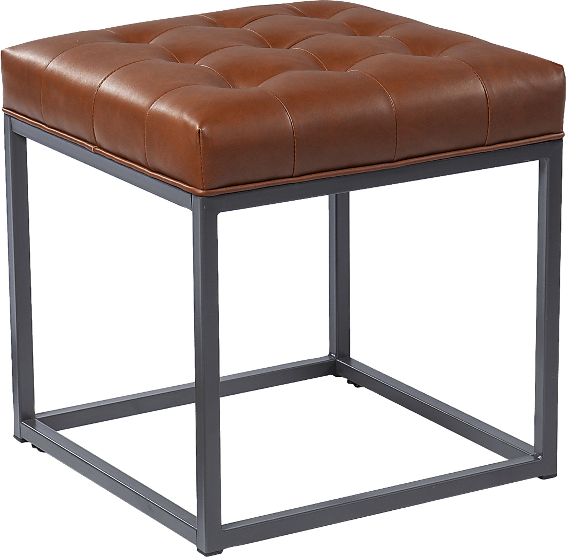 Bathwick Brown Ottoman - Image 1