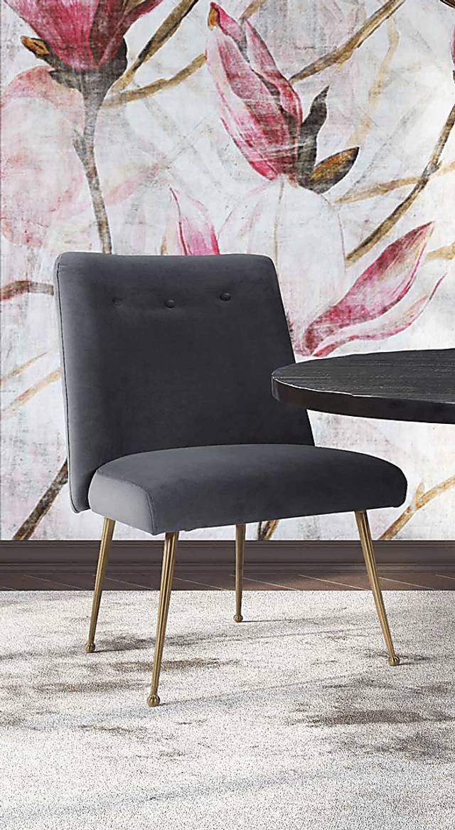 Batilan I Gray Side Chair - Thumbnail - Image 5