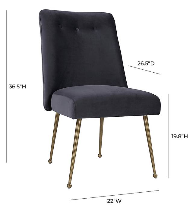Batilan I Gray Side Chair - Thumbnail - Image 7