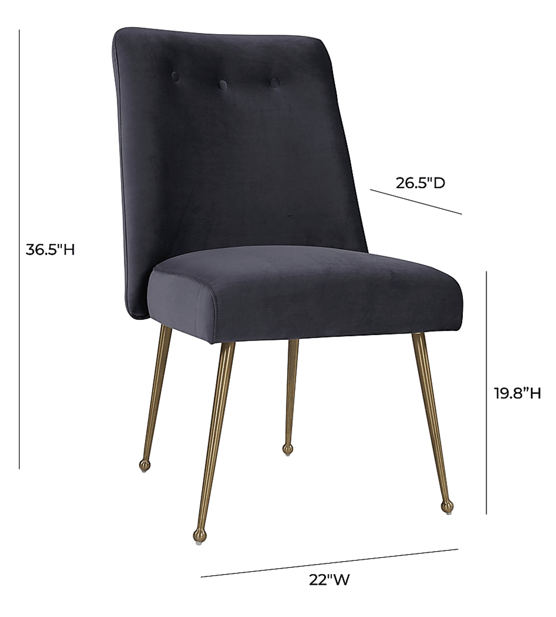 Batilan I Gray Side Chair - Image 7