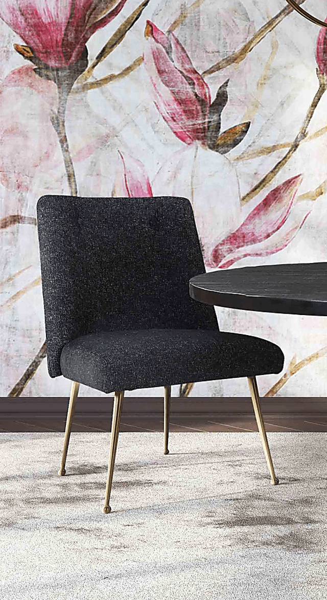 Batilan II Black Side Chair - Thumbnail - Image 6