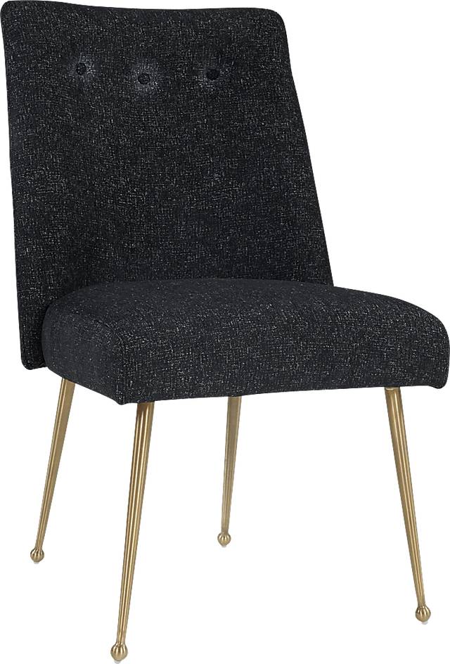 Batilan II Black Side Chair - Thumbnail - Image 1