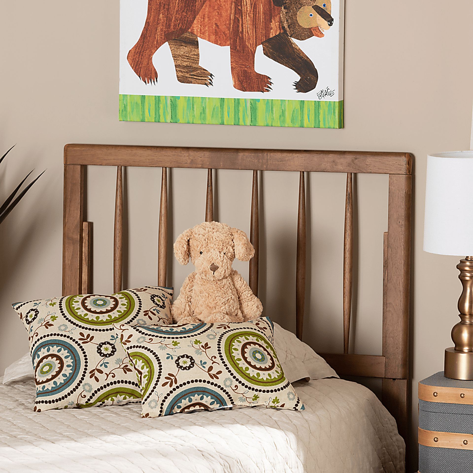 Battenwood Brown Twin Headboard - Image 4