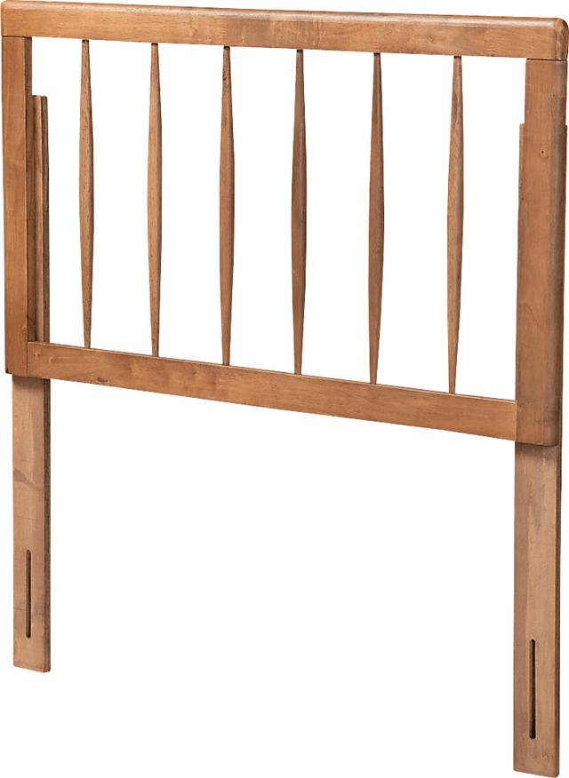 Battenwood Brown Twin Headboard - Thumbnail - Image 1
