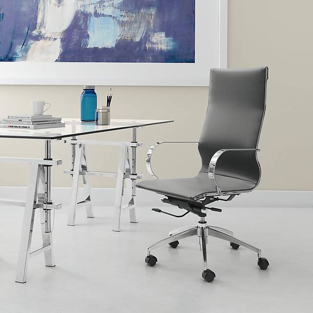 Battlecreek Gray Office Chair - Thumbnail - Image 5