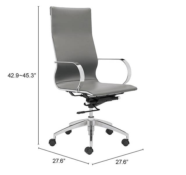 Battlecreek Gray Office Chair - Thumbnail - Image 6