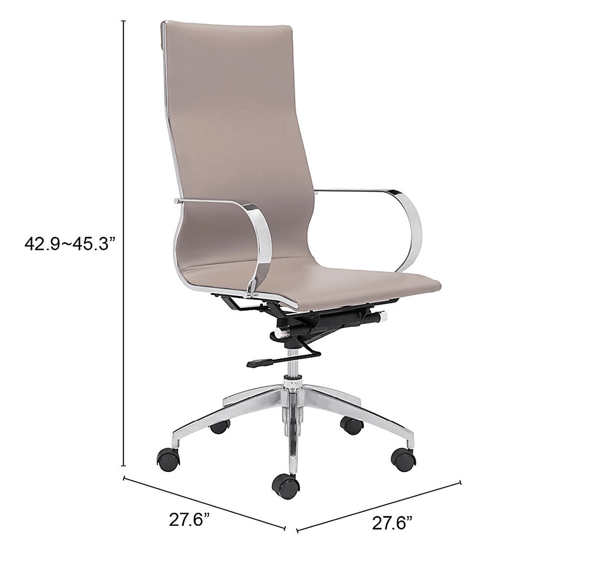 Battlecreek Taupe Office Chair - Image 6