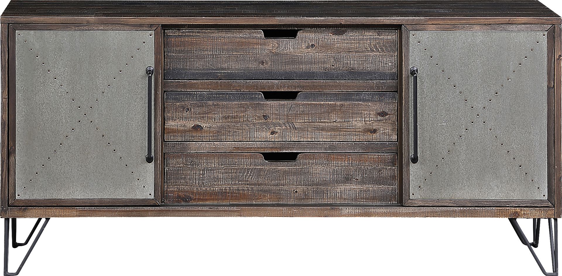 Battleoak Brown 63 in. Console - Image 2