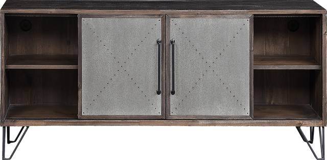 Battleoak Brown 63 in. Console - Thumbnail - Image 5