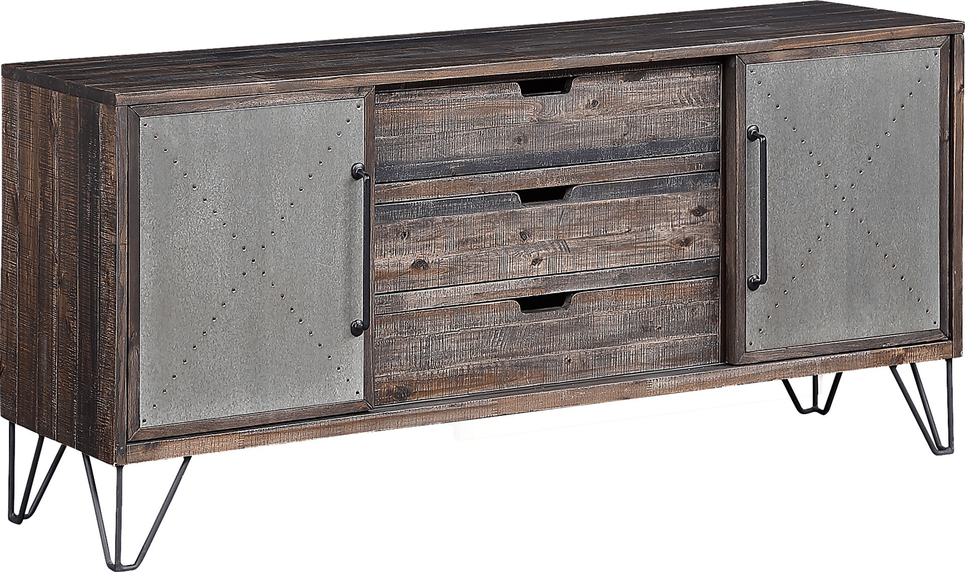 Battleoak Brown 63 in. Console - Image 1