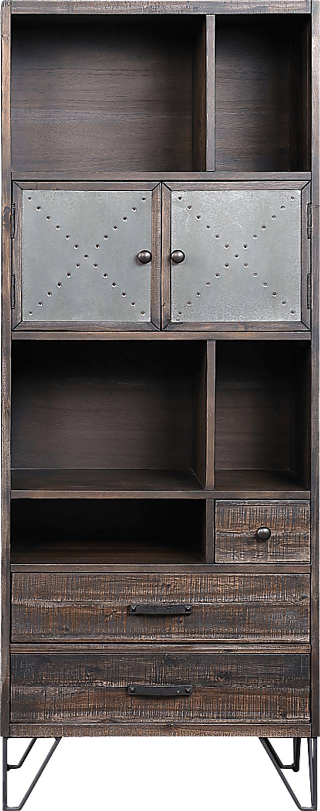 Battleoak Brown Bookcase - Thumbnail - Image 2