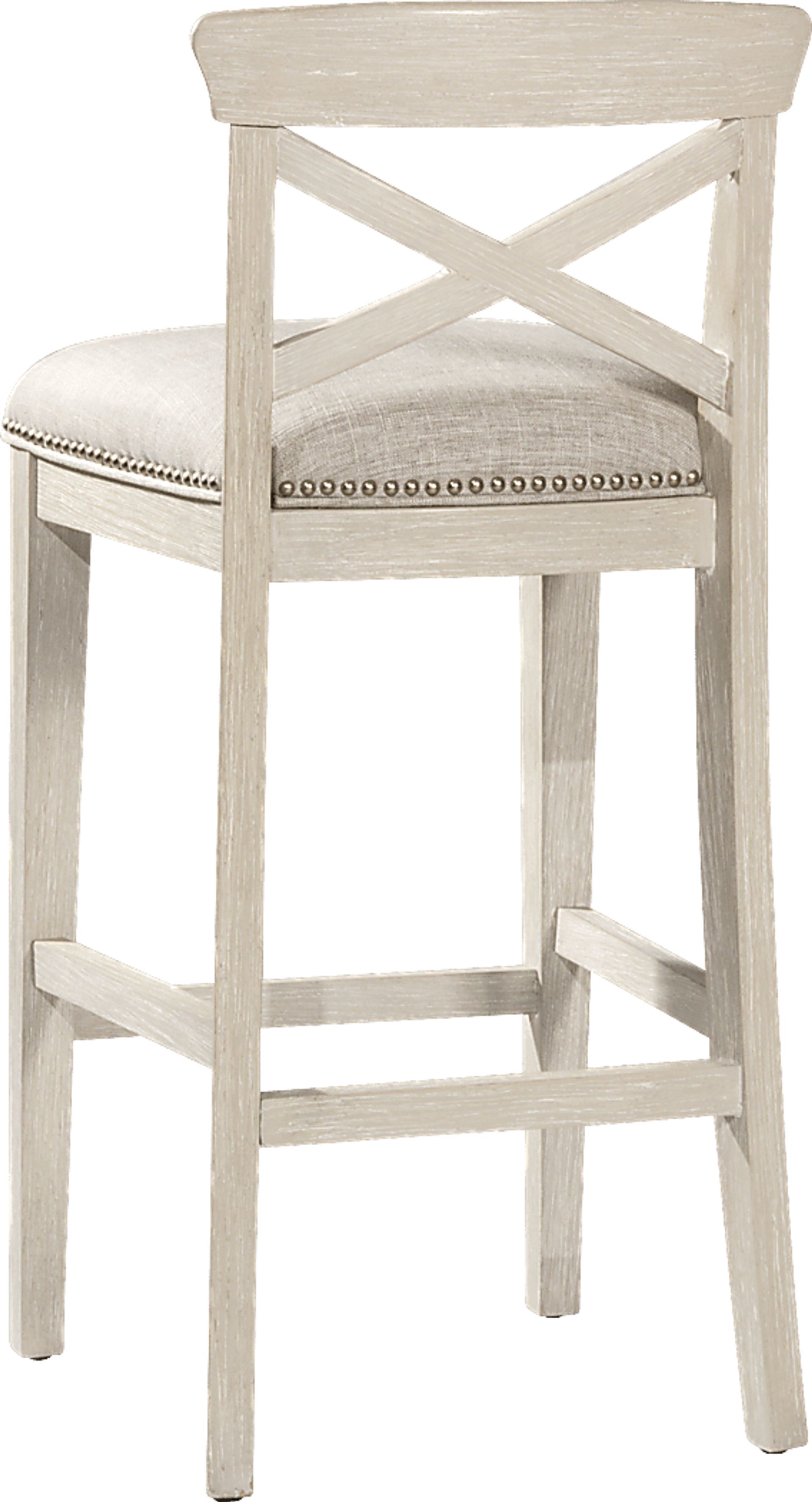 Battsford White Counter Height Stool, Set of 2 - Image 3