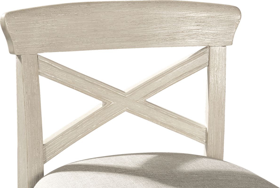 Battsford White Counter Height Stool, Set of 2 Rooms To Go