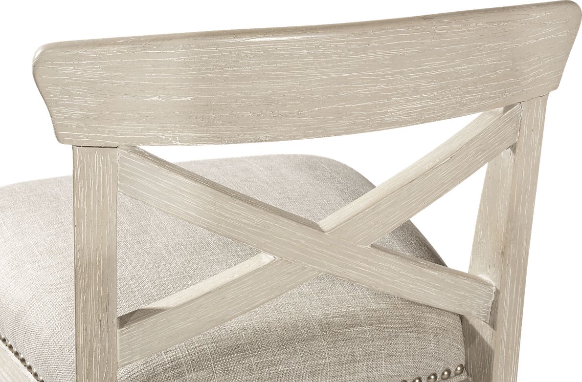 Battsford White Counter Height Stool, Set of 2 Rooms To Go