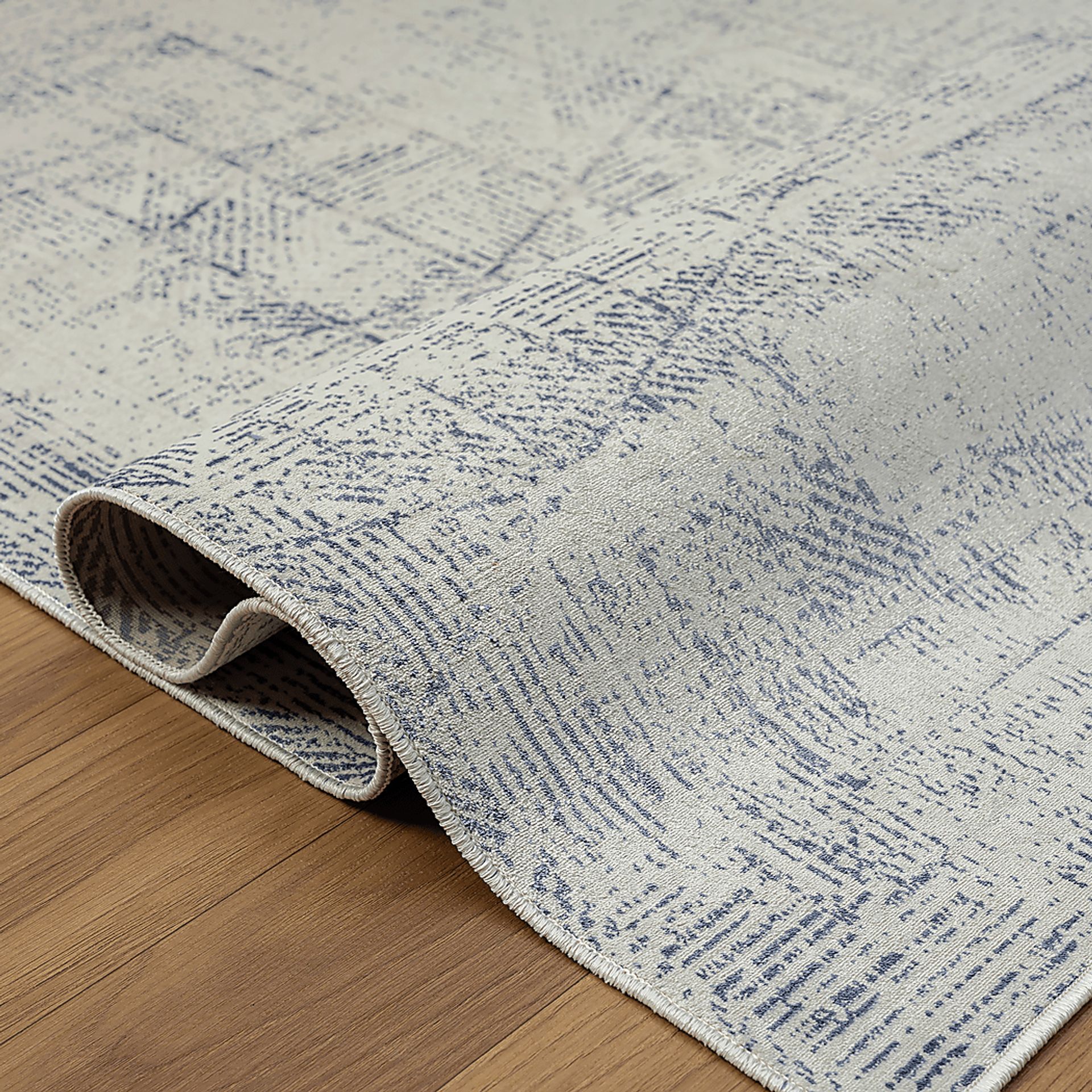 Baturu Blue/Gray 5'3 x 7' Rug - Image 8