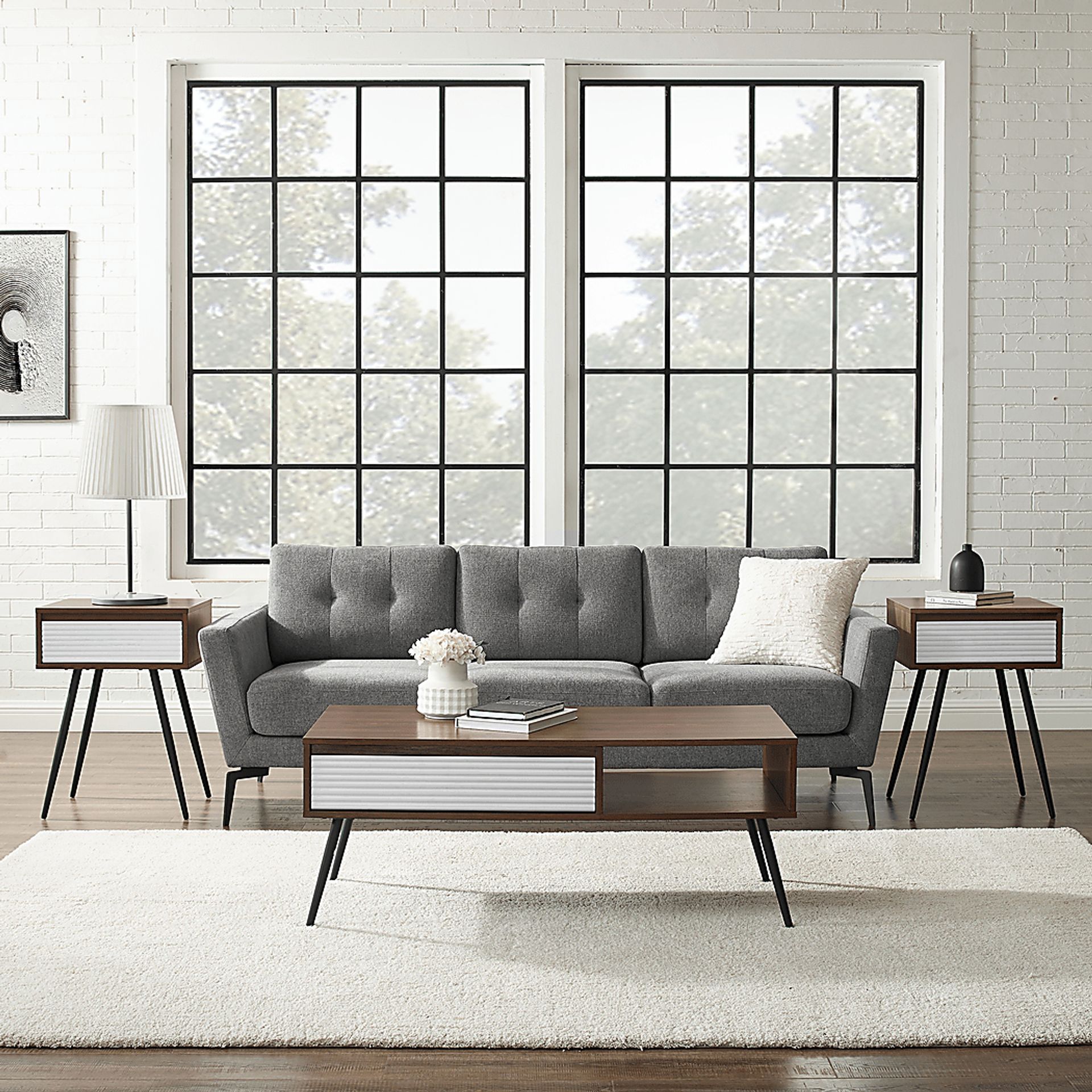 Bauerle White Cocktail Table Set - Image 6