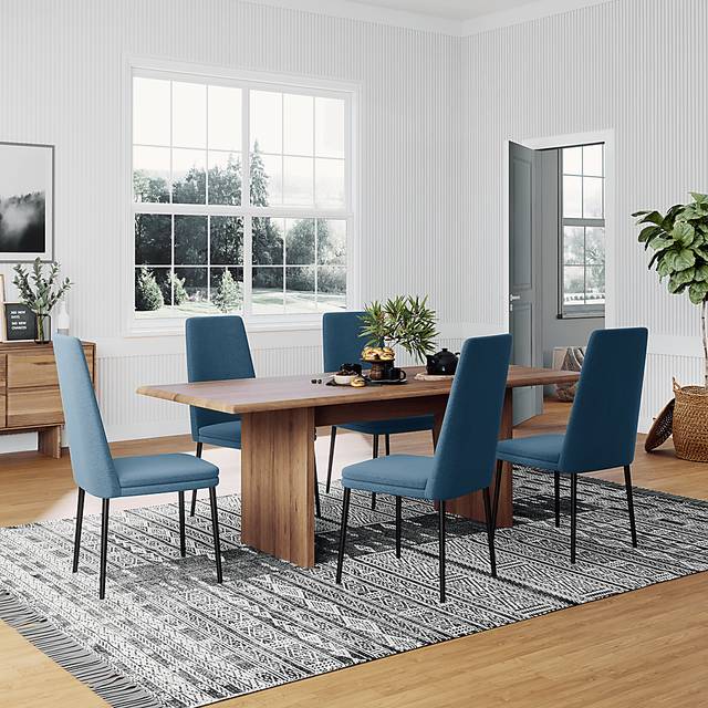 Bauerlein Blue Side Chair, Set of 2 - Thumbnail - Image 6