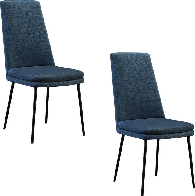 Bauerlein Blue Side Chair, Set of 2 - Thumbnail - Image 1