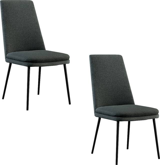 Bauerlien Gray Side Chair, Set of 2 - Thumbnail - Image 1