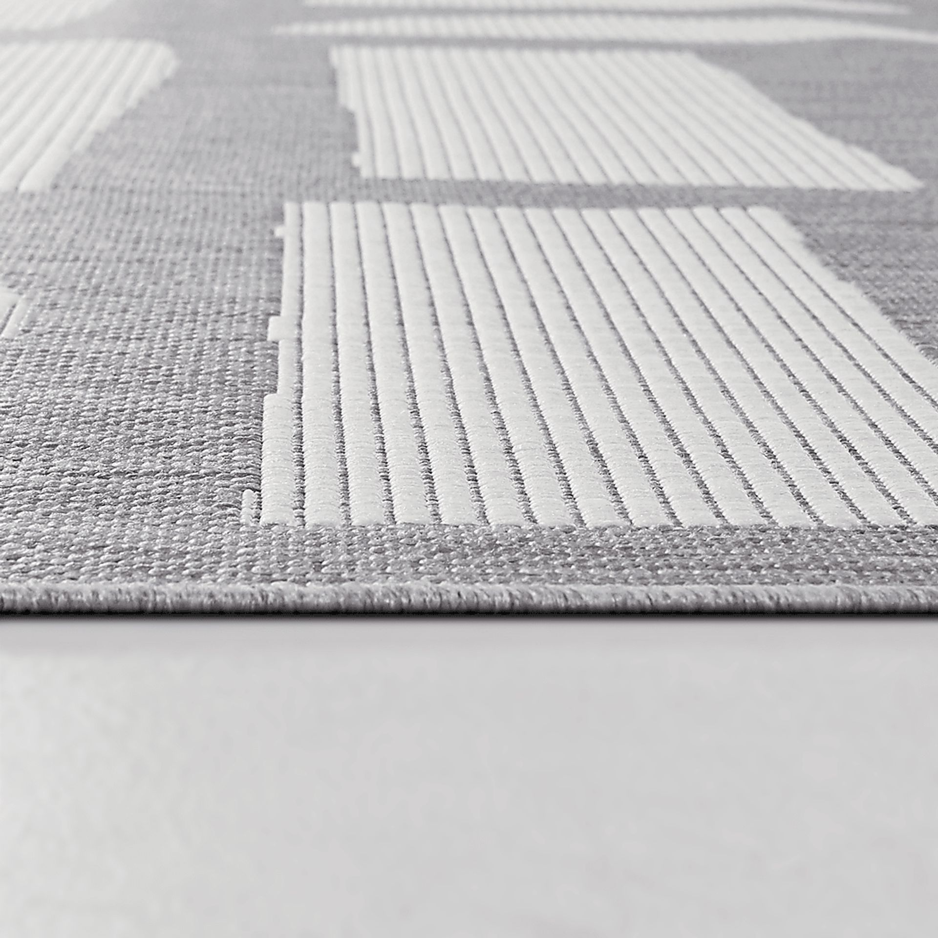 Bauform Silver 7'10 x 10' Indoor/Outdoor Rug - Image 5