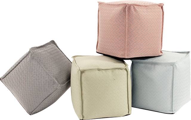 Bauman Beige Pouf - Thumbnail - Image 3