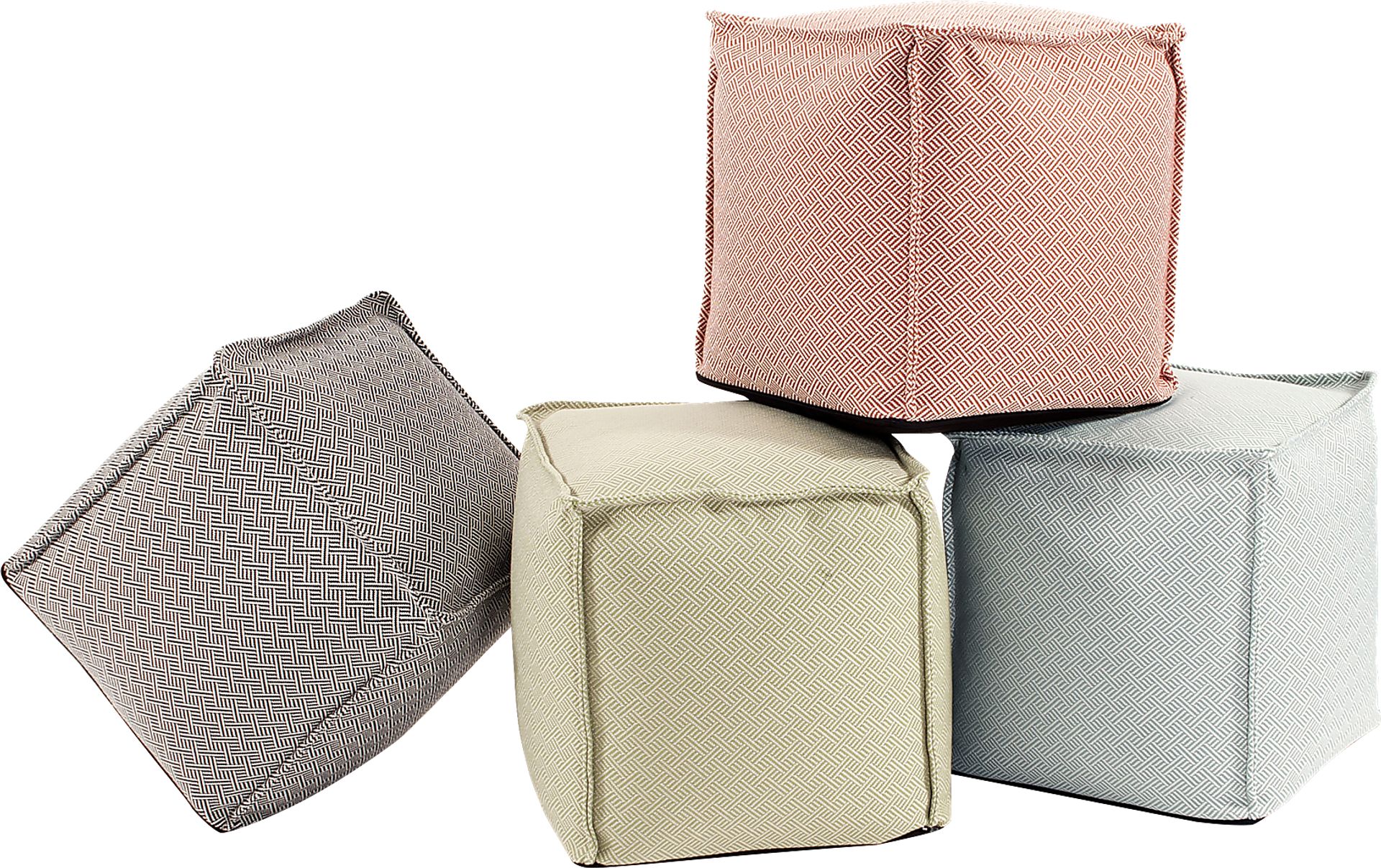Bauman Beige Pouf - Image 3