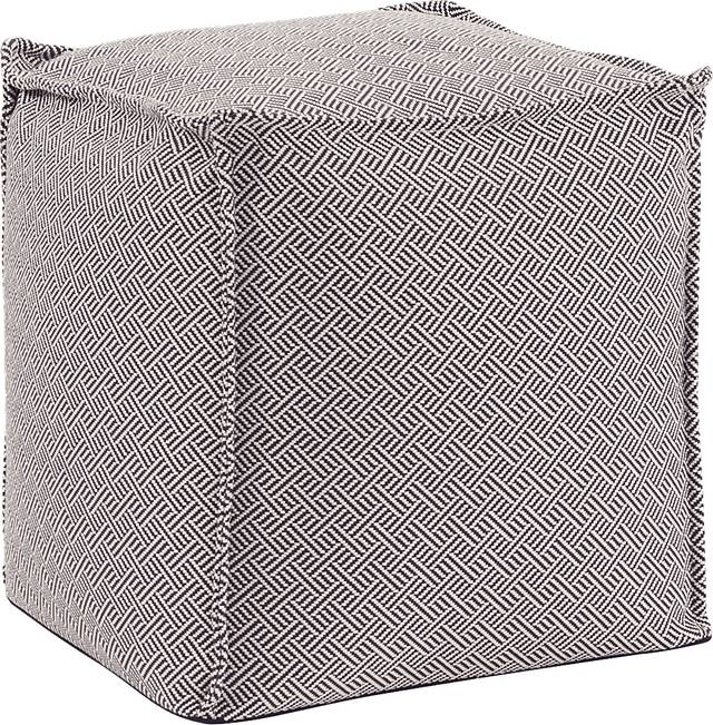 Bauman Blue Pouf - Thumbnail - Image 1