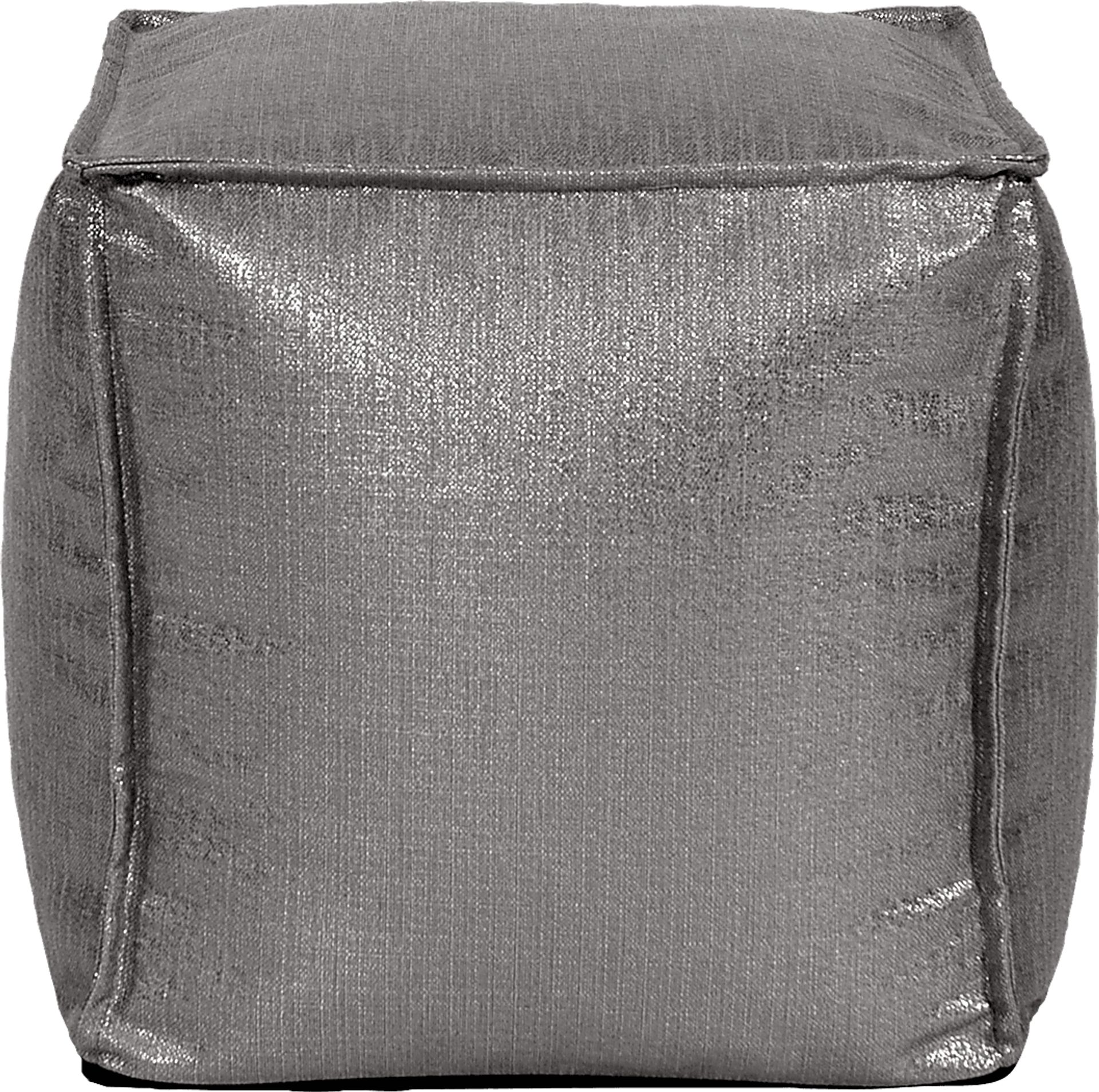 Bauman Dark Gray Pouf - Image 2