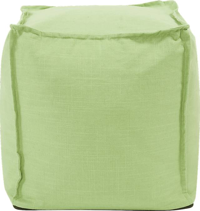 Bauman Green Pouf - Thumbnail - Image 2