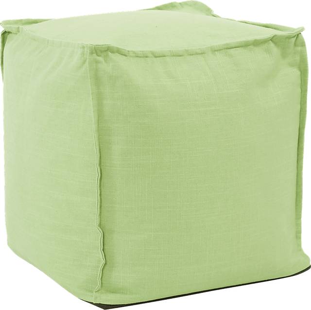 Bauman Green Pouf - Thumbnail - Image 1