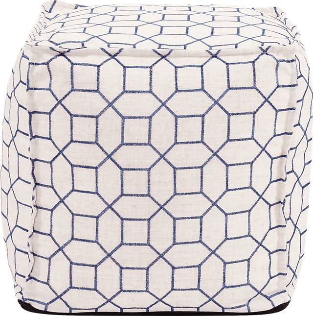 Bauman Indigo Pouf - Thumbnail - Image 2