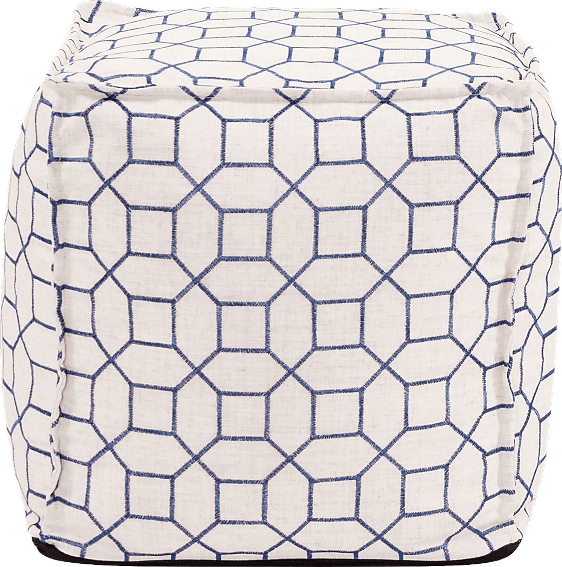 Bauman Indigo Pouf - Image 2