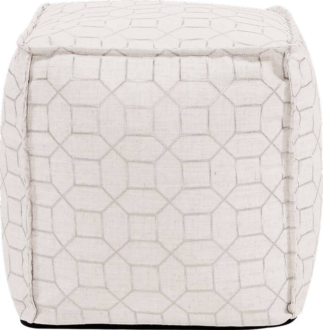 Bauman Ivory Pouf - Thumbnail - Image 2