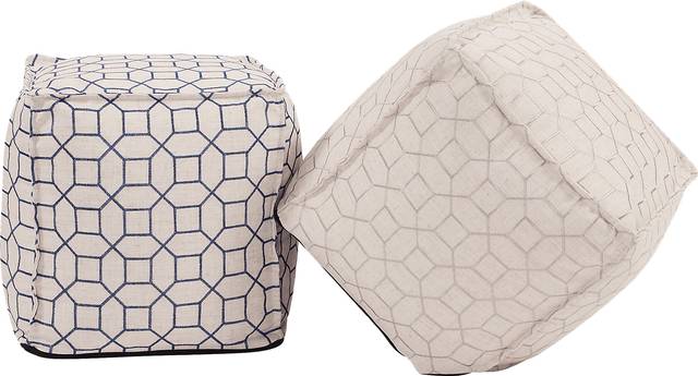 Bauman Ivory Pouf - Thumbnail - Image 3