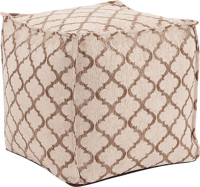 Bauman Natural Pouf - Thumbnail - Image 1