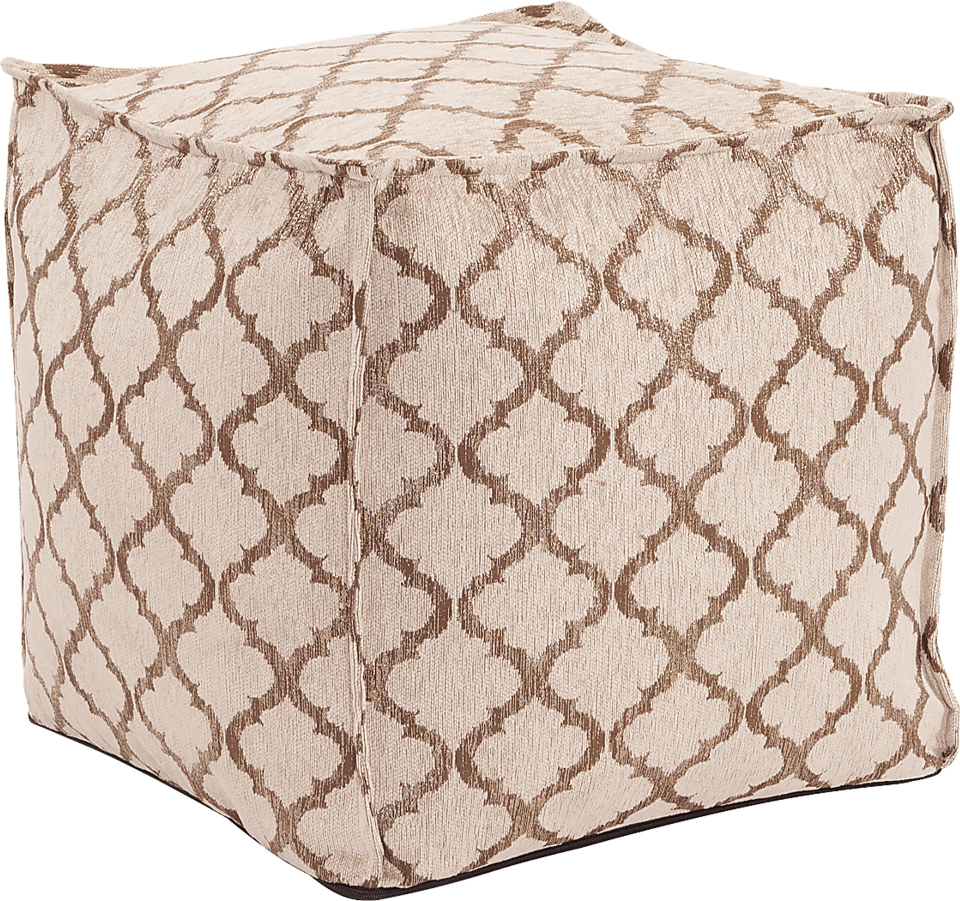 Bauman Natural Pouf - Image 1
