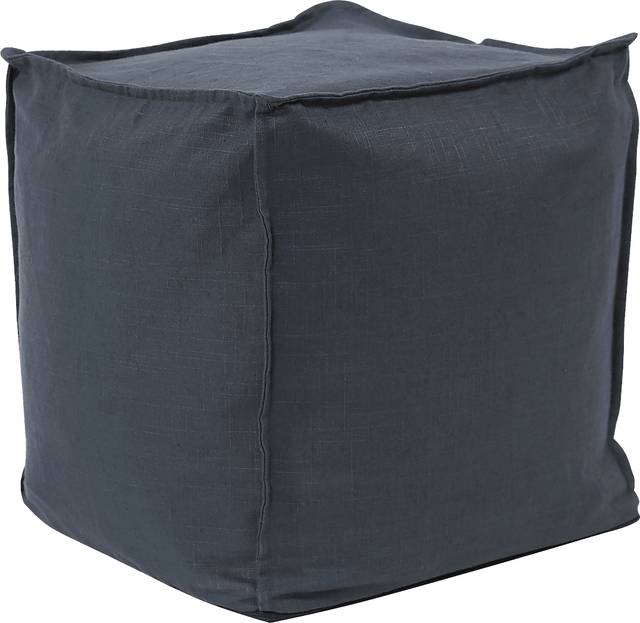 Bauman Navy Pouf - Thumbnail - Image 1
