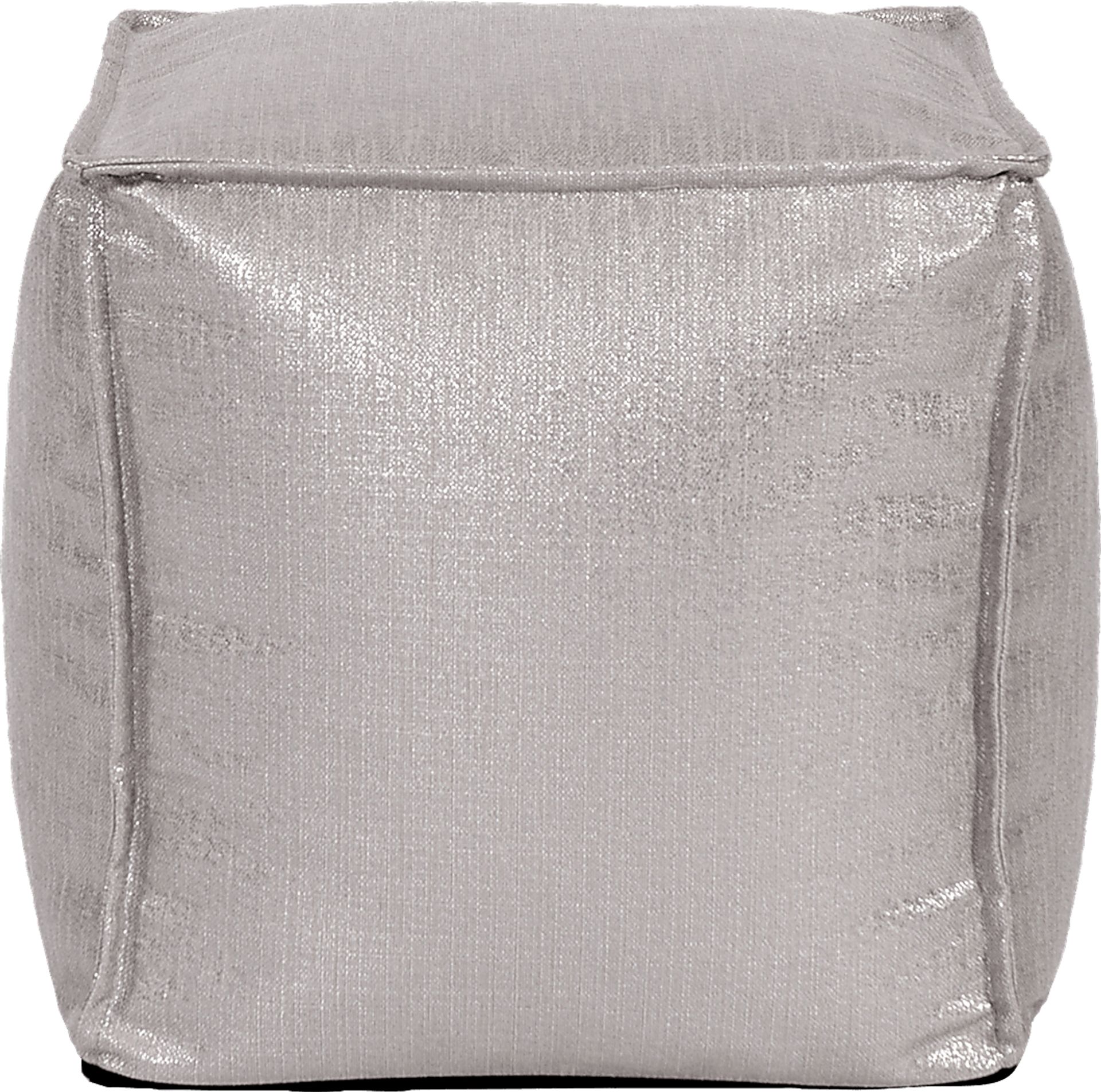Bauman Pewter Pouf - Image 2