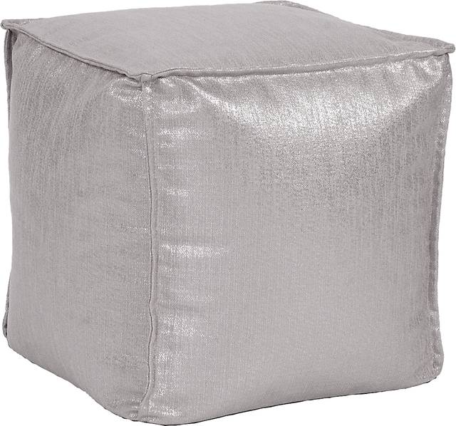 Bauman Pewter Pouf - Thumbnail - Image 1