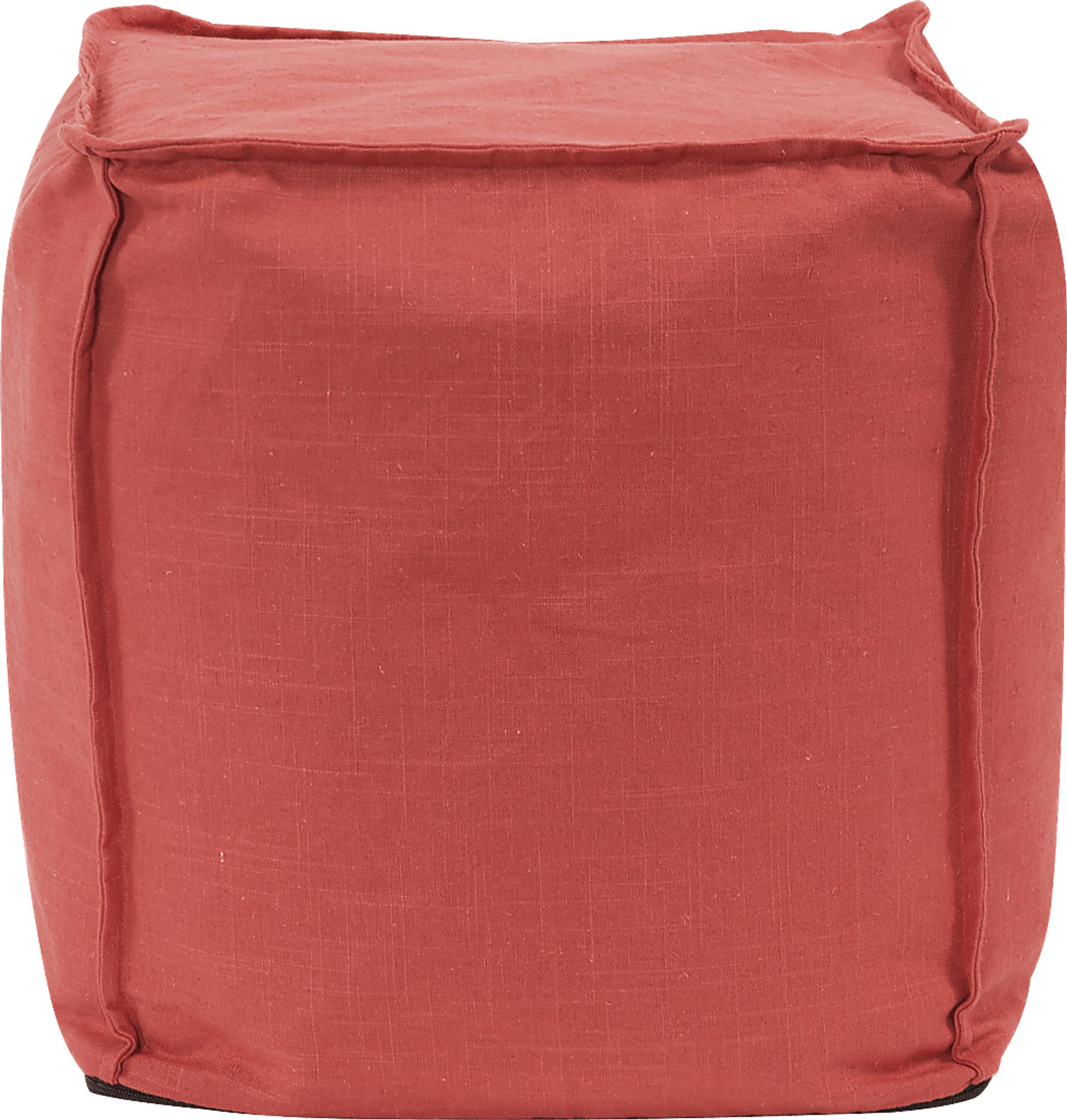 Bauman Red Pouf - Image 2