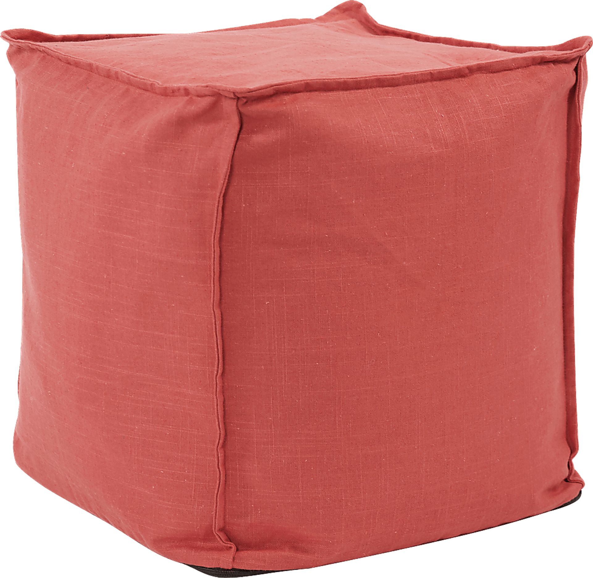 Bauman Red Pouf - Image 1
