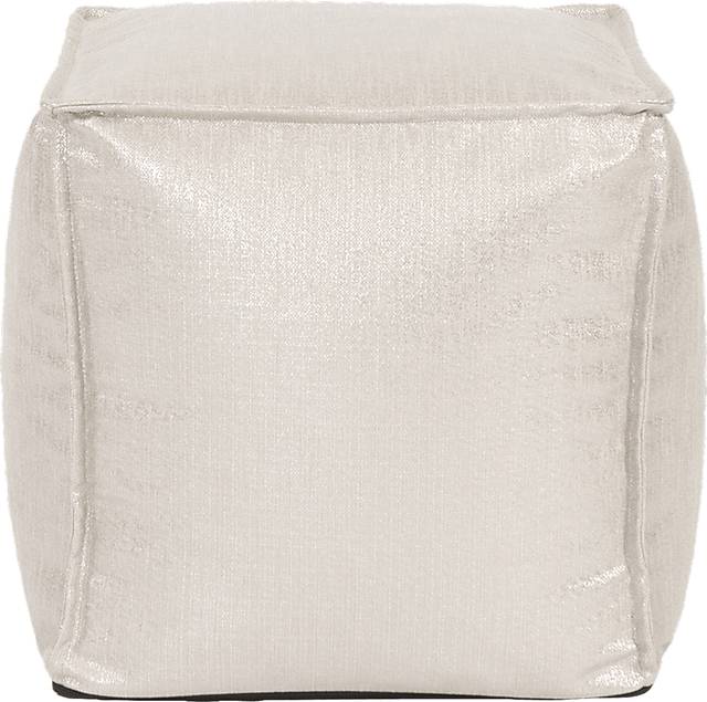 Bauman White Pouf - Thumbnail - Image 2