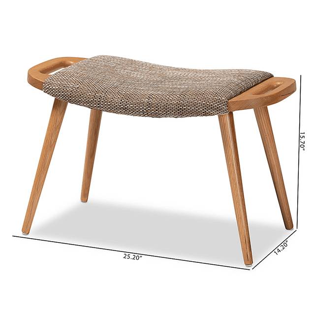Baumgarten Brown Bench - Thumbnail - Image 9